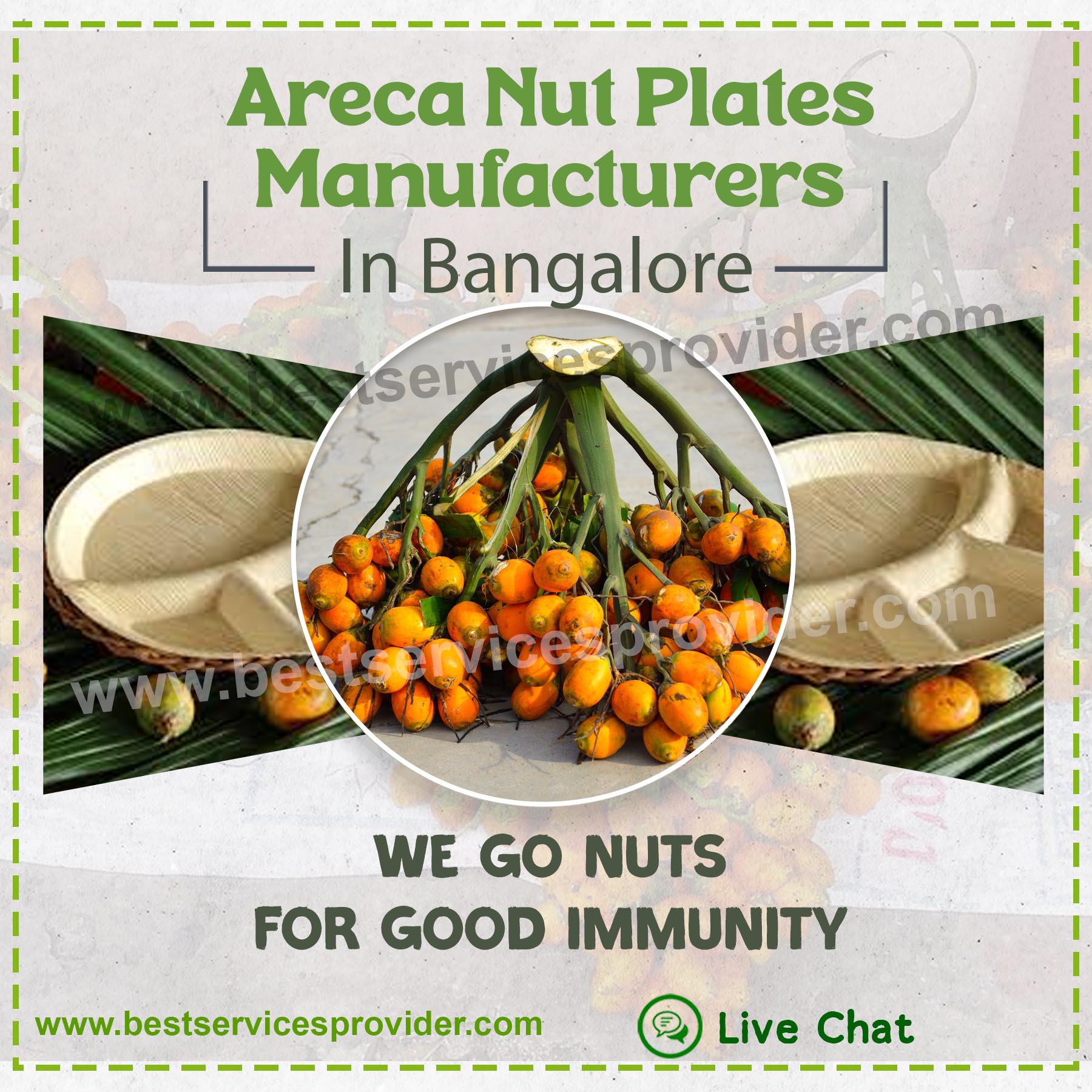 Areca Nut Plates Manufacturers In Bangalore