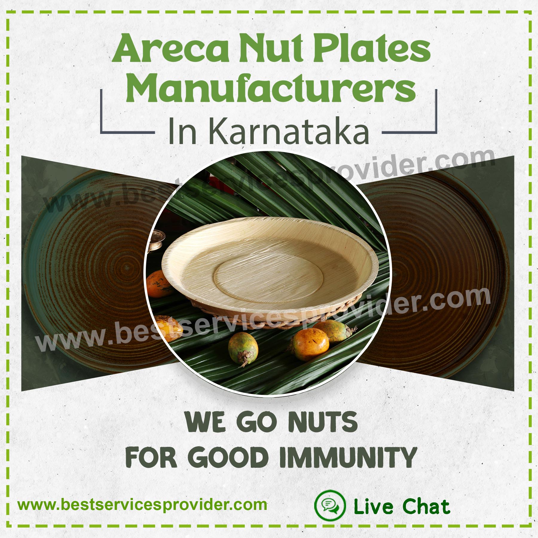 Areca Nut Plates Manufacturers In Karnataka