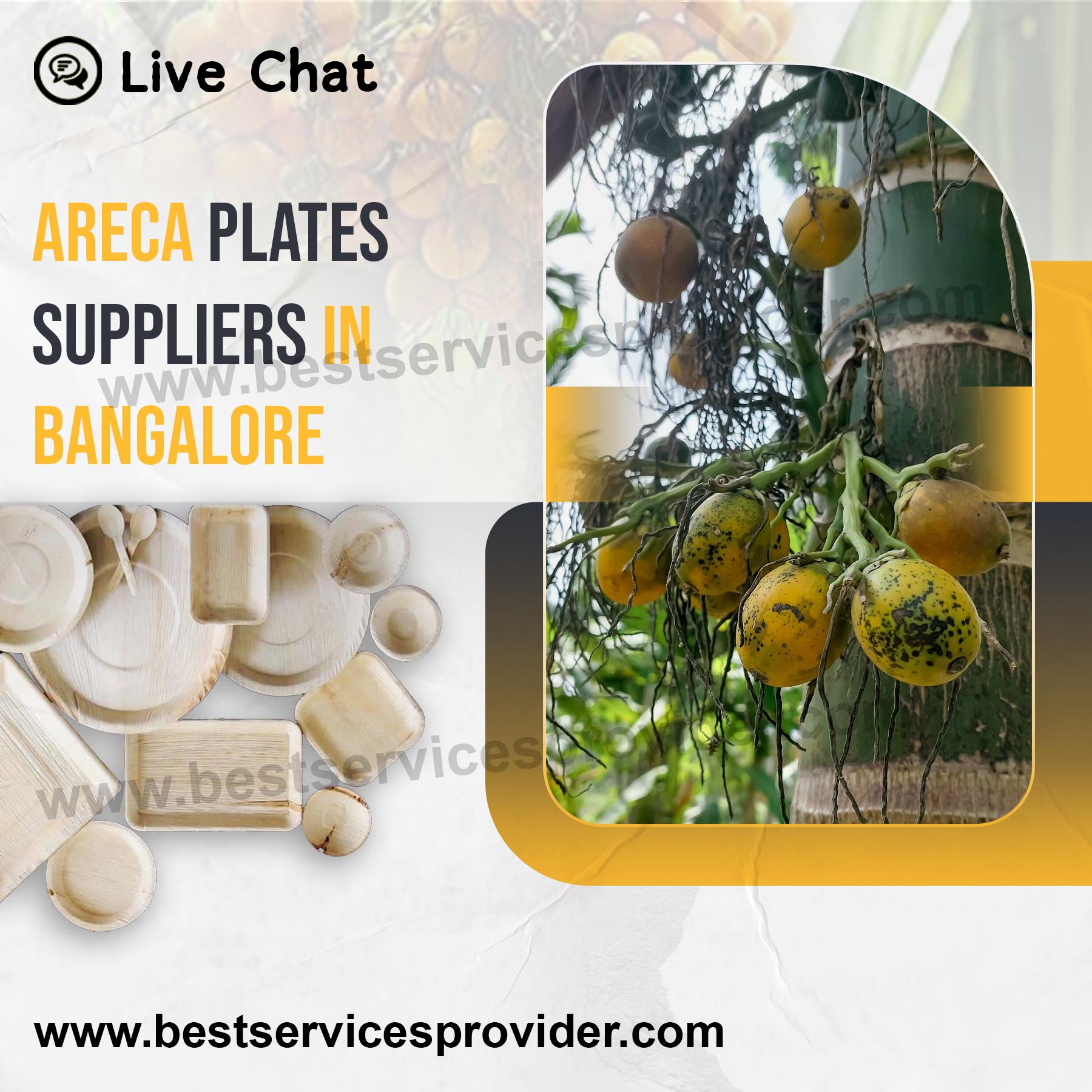 Areca Plates Suppliers In Bangalore