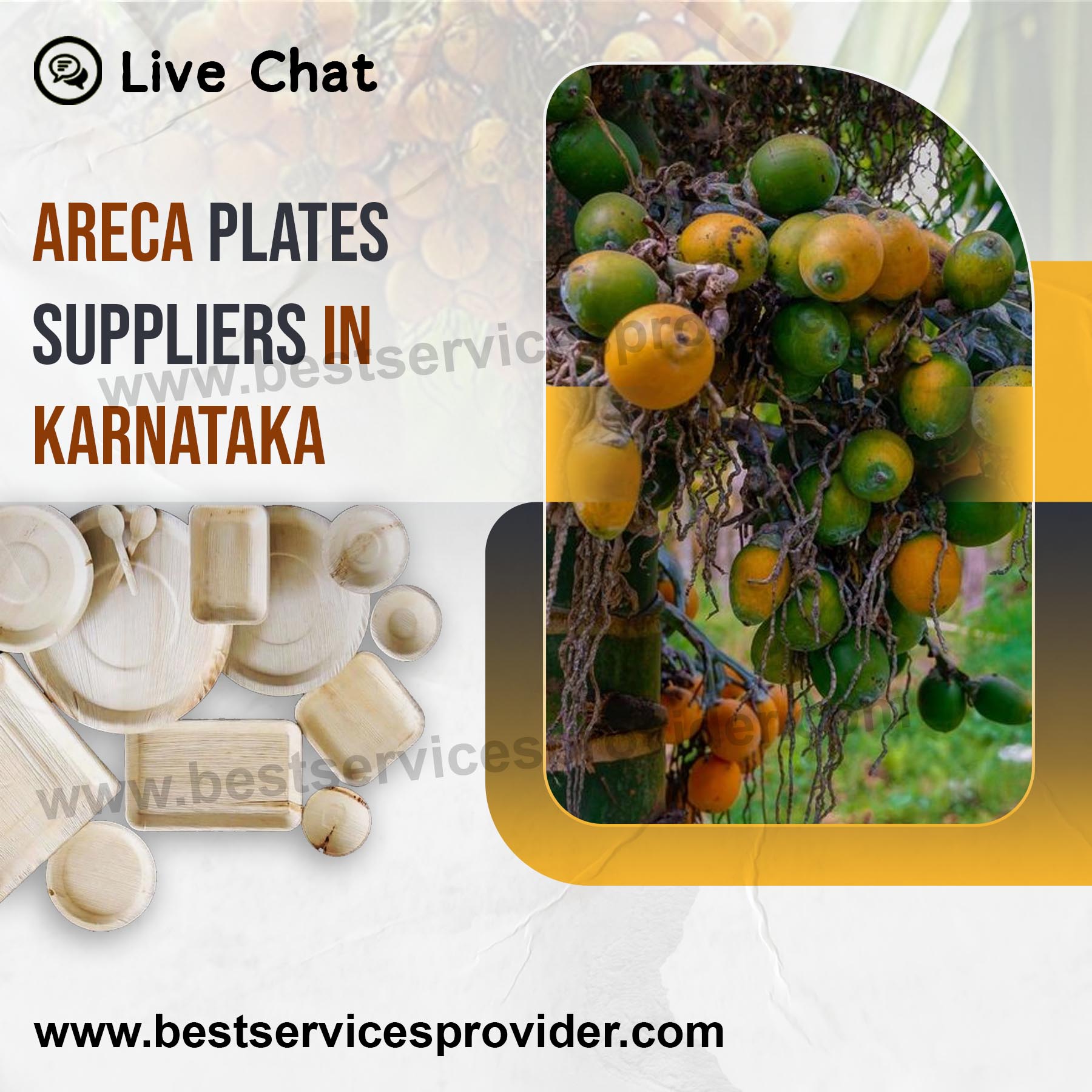 Areca Plates Suppliers In Karnataka