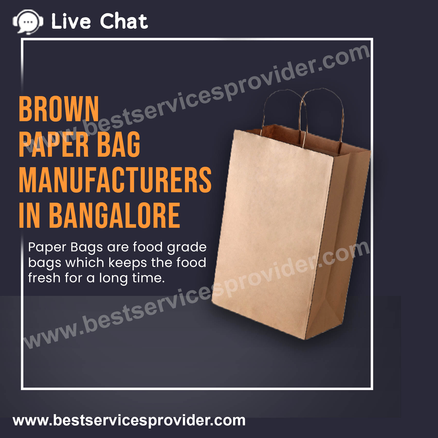 Brown Paper Bag Manufacturers In Bangalore